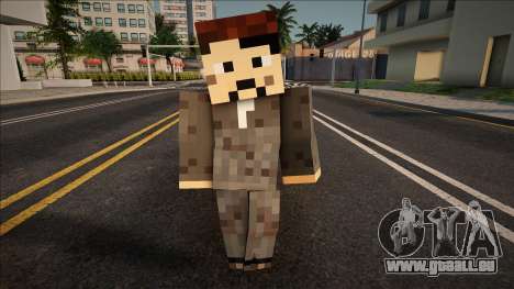 Minecraft Ped Wmymech pour GTA San Andreas