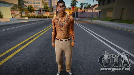 Tattoo man [Face and body] für GTA San Andreas