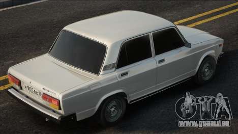 Vaz 2107 White Ver pour GTA San Andreas