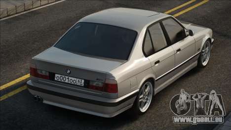 BMW E34 M5 Silver für GTA San Andreas