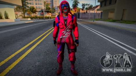 Top Criminal (Neon) from Free Fire für GTA San Andreas