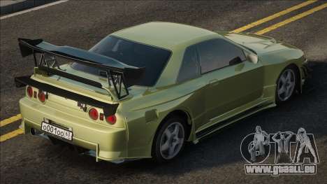 Nissan Skyline R32 Yellow für GTA San Andreas