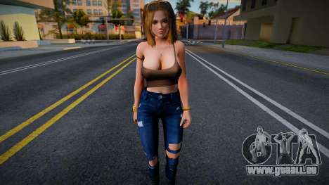 Tina Armstrong - Slip Skinny Destroyed Jeans für GTA San Andreas
