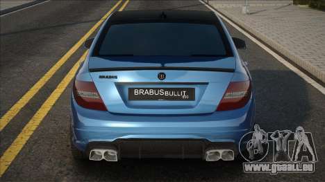 Mercedes-Benz C63 Brabus Blue für GTA San Andreas