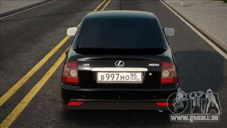 Vaz 2170 Black Ver pour GTA San Andreas