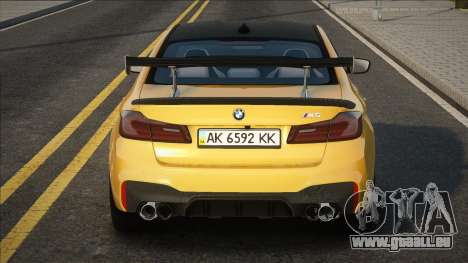 BMW M5 F90 Yellow für GTA San Andreas