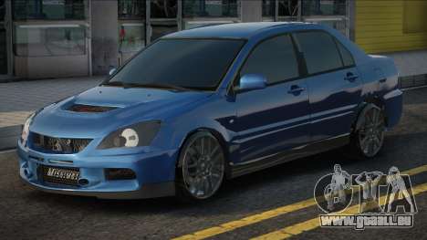 Mitsubishi Lancer Evolution MR Blue pour GTA San Andreas