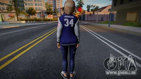 DOAXVV Helena Douglas - Varsity Jacket Boston Re für GTA San Andreas