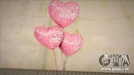 Rosa Herz-Luftballons für GTA San Andreas