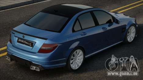 Mercedes-Benz C63 Brabus Blue für GTA San Andreas