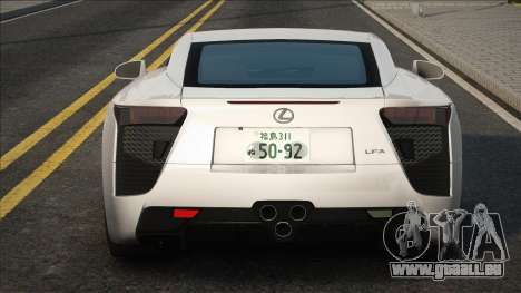 Lexus LFA White pour GTA San Andreas