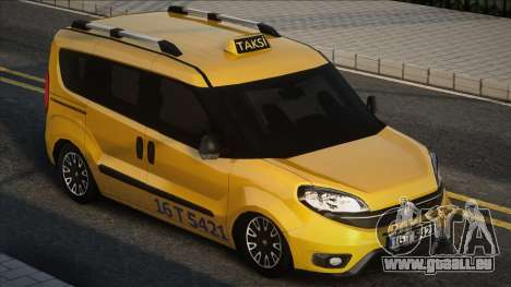 LowPoly Fiat Doblo Taksi Modu pour GTA San Andreas