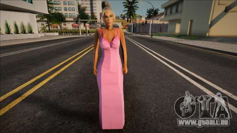 Mädchen Svetlana im Kleid für GTA San Andreas