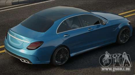 Mercedes-Benz C63 AMG Blue pour GTA San Andreas