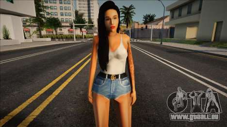 Anastasia in kurzen Shorts für GTA San Andreas