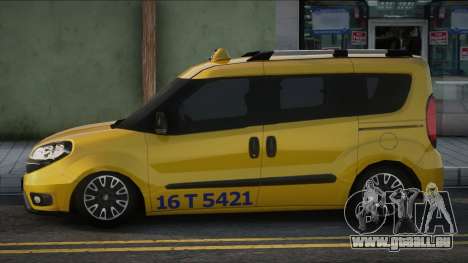 LowPoly Fiat Doblo Taksi Modu pour GTA San Andreas