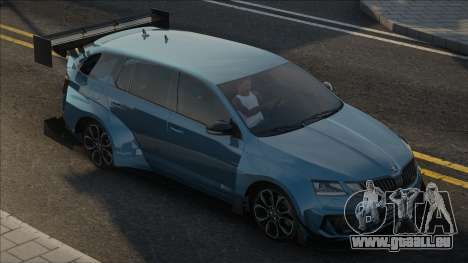 Skoda Octavia VRS A7 Blue für GTA San Andreas