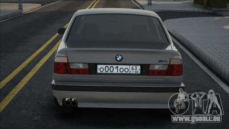 BMW E34 M5 Silver für GTA San Andreas