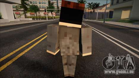 Minecraft Ped Wmymech pour GTA San Andreas