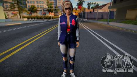 DOAXVV Helena Douglas - Varsity Jacket Boston Re für GTA San Andreas