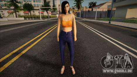 Irina in gewöhnlicher Kleidung für GTA San Andreas