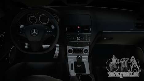 Mercedes-Benz C 63 AMG White pour GTA San Andreas