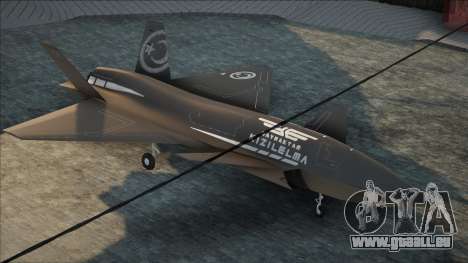Bayraktar Kızılelma İnsansız Savaş Uçağı Modu pour GTA San Andreas