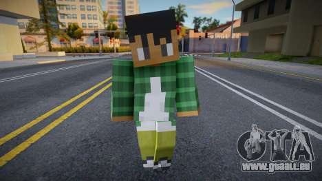 Minecraft Ped Fam1 pour GTA San Andreas
