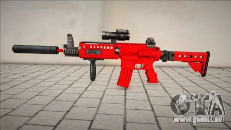 Red Gun Elite M4 für GTA San Andreas
