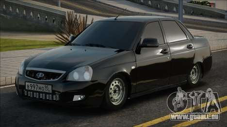 Vaz 2170 Black Ver pour GTA San Andreas