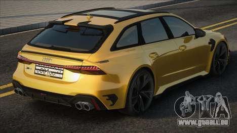 Audi RS6 Avant Yellow für GTA San Andreas