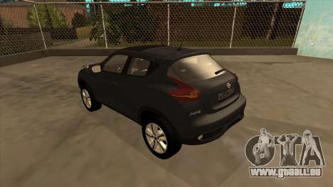 2012 Nissan Juke pour GTA San Andreas