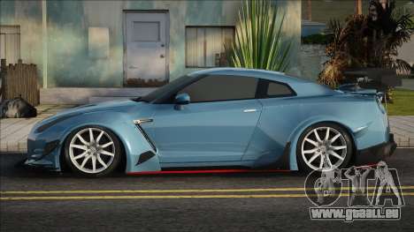 Nissan GTR R35 [Blue] für GTA San Andreas