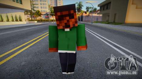 Minecraft Ped Ryder3 pour GTA San Andreas