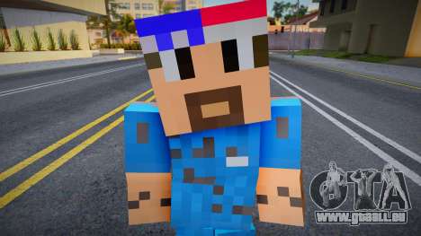 Minecraft Ped Jethro pour GTA San Andreas