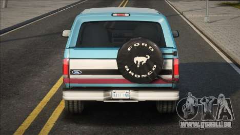 Ford Bronco XLT 1996 v2 pour GTA San Andreas