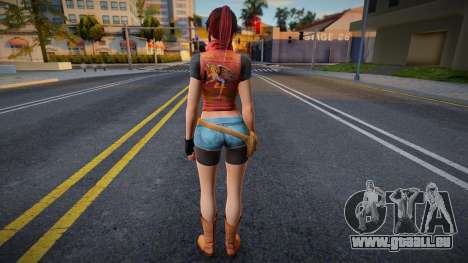 DOA Hitomi [Claire Redfield Cosplay] für GTA San Andreas