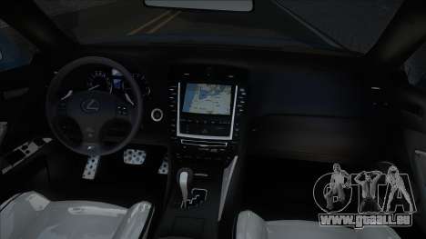 Lexus IS-F Blu pour GTA San Andreas