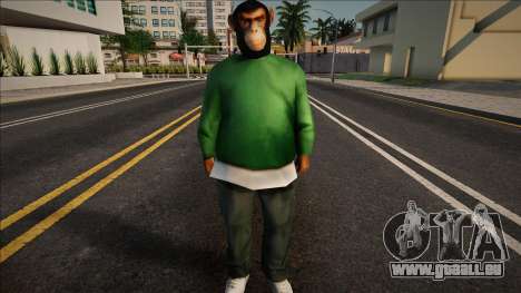 Grove Street Families - Monkey (FAM1) für GTA San Andreas