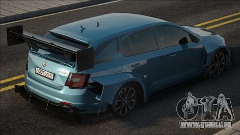 Skoda Octavia VRS A7 Blue für GTA San Andreas