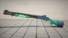 Green-Black Chromegun für GTA San Andreas
