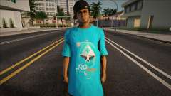 Blue T-shirt Man pour GTA San Andreas