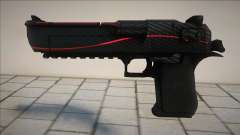 Red-Black Desert Eagle für GTA San Andreas