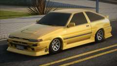 Toyota AE86 Yellow pour GTA San Andreas