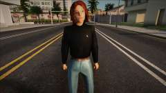 Red-haired girl in jeans für GTA San Andreas