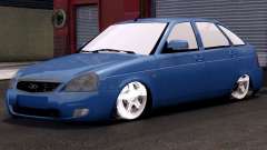 Lada Priora Hetchbek Blue pour GTA 4