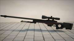 Red-Black Sniper Rifle für GTA San Andreas