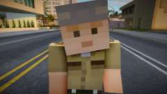 Minecraft Ped Dsher pour GTA San Andreas