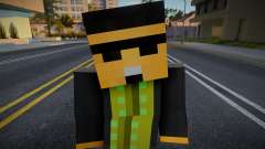 Minecraft Ped DNB3 pour GTA San Andreas
