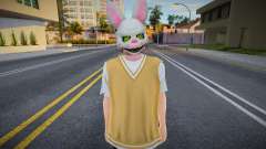 Skin With Rabbit Mask für GTA San Andreas